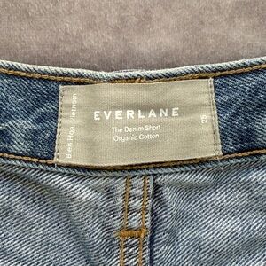 Everlane Organic Cotton Blue Shorts